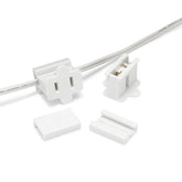 Female In-Line Zip Plugs - HLO Lighting
